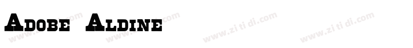 Adobe Aldine字体转换 Adobe Aldine字体转换